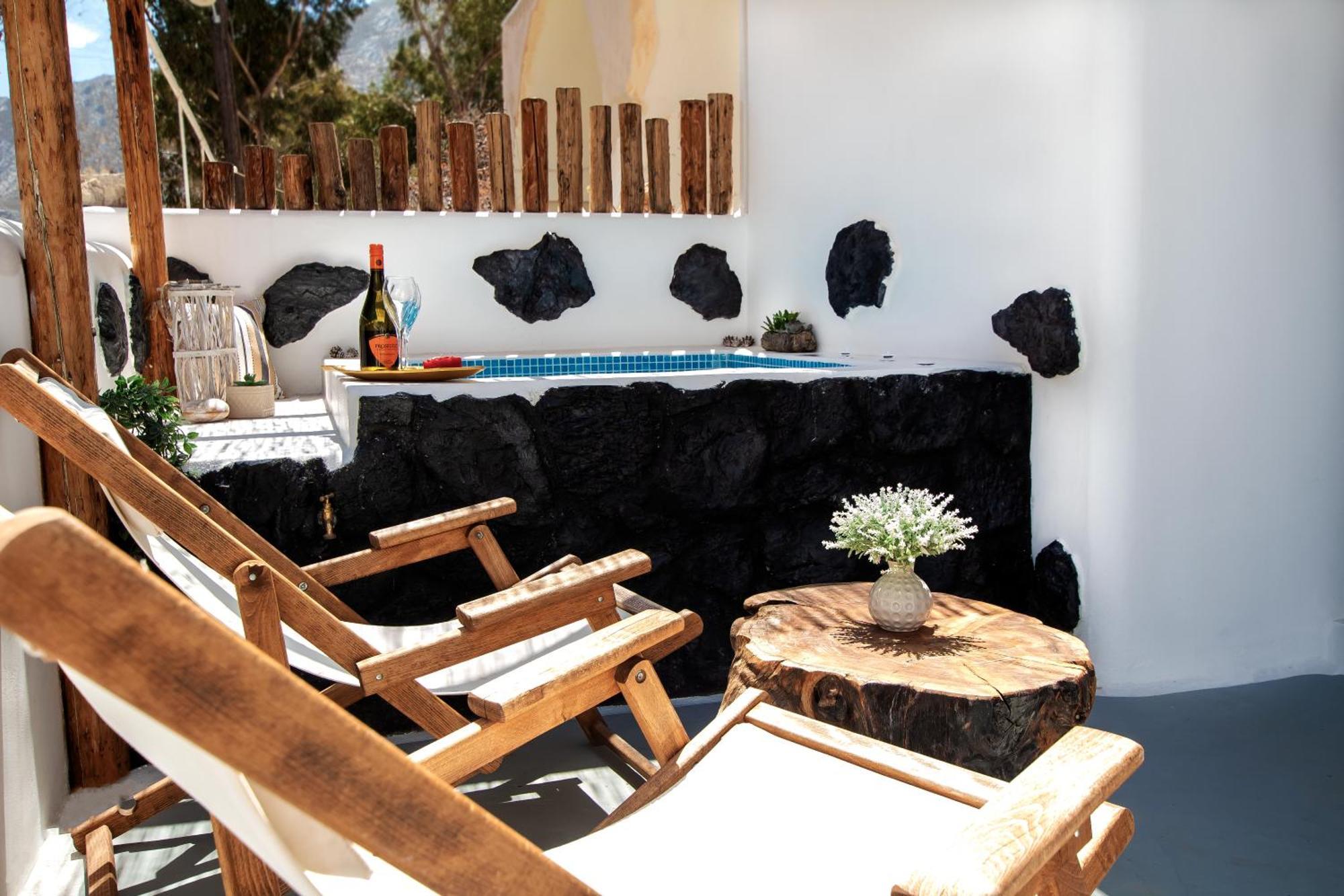 Asera Suites - Prive Jacuzzi Kamari  Bagian luar foto
